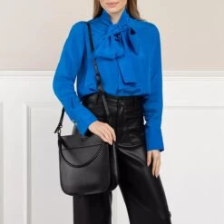 Prada Margit Hobo Shoulder Bag Black Hobo Bag -Modetaschengeschäft A0216305 Prada position 3