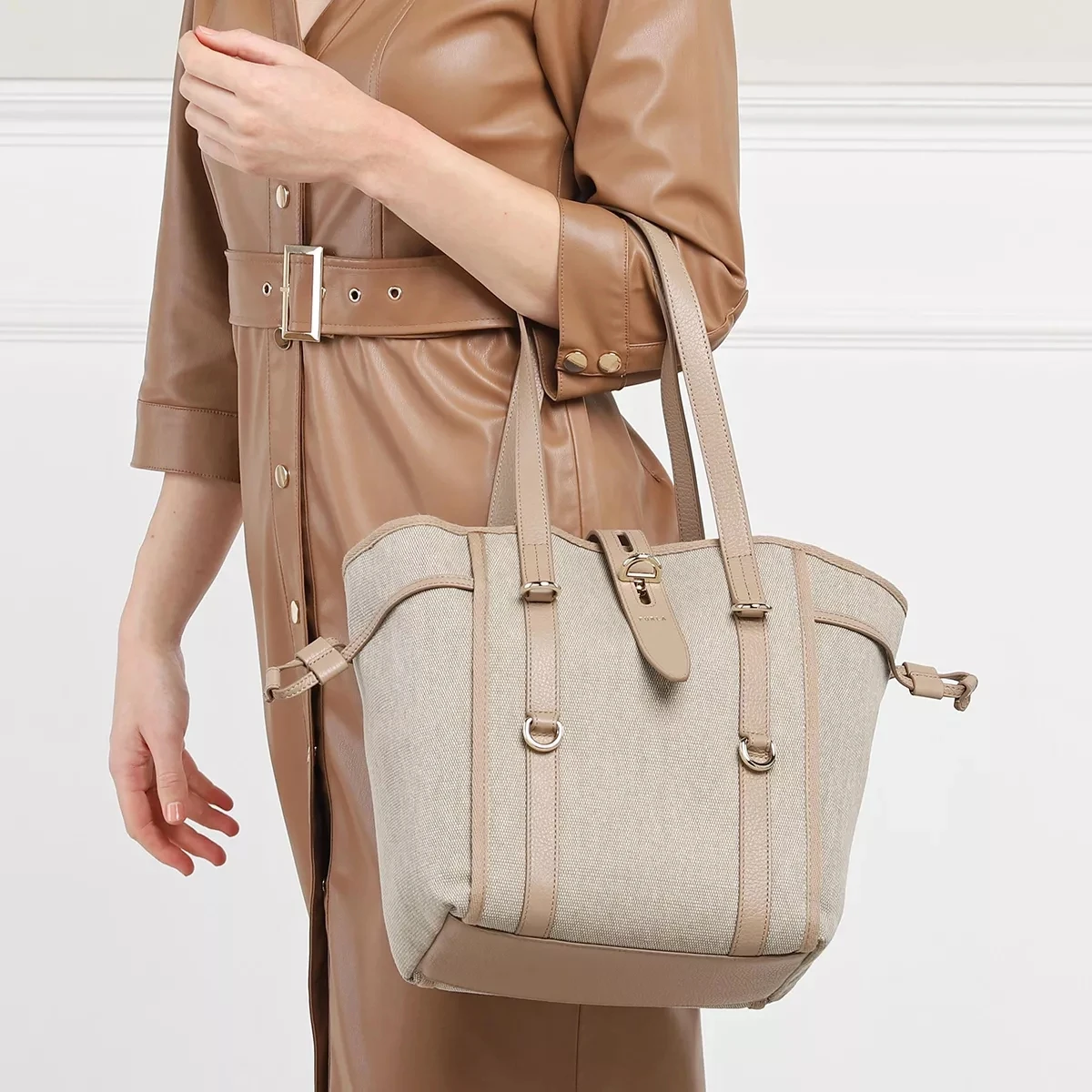 Furla Net M Tote Toni Greige Shopper 4 Furla Net M Tote Toni Greige Shopper – Bild 2