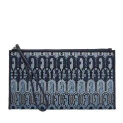 Furla Opportunity S Envelope Toni Blu Denim Clutch