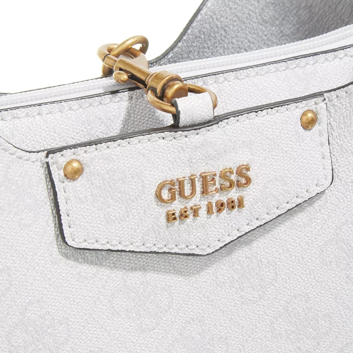 Guess Eco Brenton Hobo Stone Logo Hobo Bag 7 Guess Eco Brenton Hobo Stone Logo Hobo Bag – Bild 5