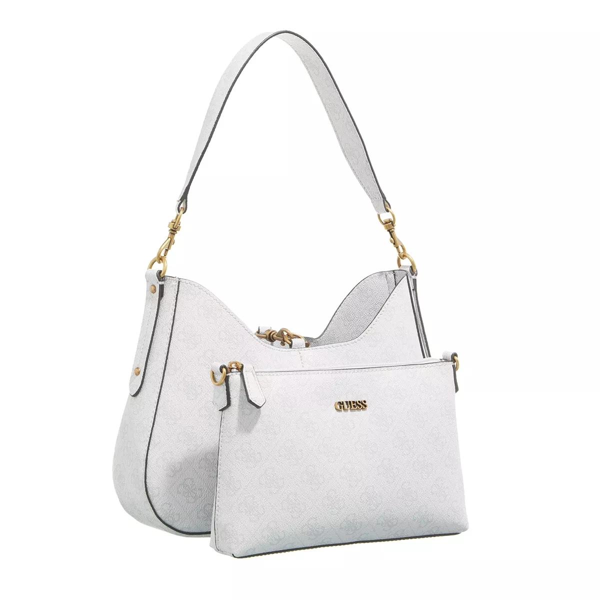 Guess Eco Brenton Hobo Stone Logo Hobo Bag 6 Guess Eco Brenton Hobo Stone Logo Hobo Bag – Bild 4