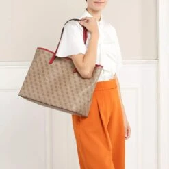 Guess Vikky Large Tote Brown Tote -Modetaschengeschäft A0219688 PDP 3