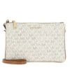 MICHAEL Michael Kors Large Dbl Pouch Xbody Vanilla Pochette -Modetaschengeschäft a0110940 michael kors 1