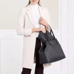 Guess Vikky Large Tote Coal Tote -Modetaschengeschäft a0124740 guess 299