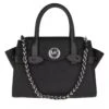 MICHAEL Michael Kors Small Flap Satchel Black Tote -Modetaschengeschäft a0127506 michael kors 1