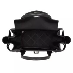 MICHAEL Michael Kors Small Flap Satchel Black Tote -Modetaschengeschäft a0127506 michael kors 4