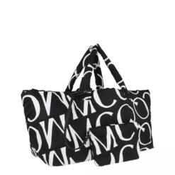 Mono Tote Bag Black Shopper 9 Mono Tote Bag Black Shopper -Modetaschengeschäft a0135033 mcq 2