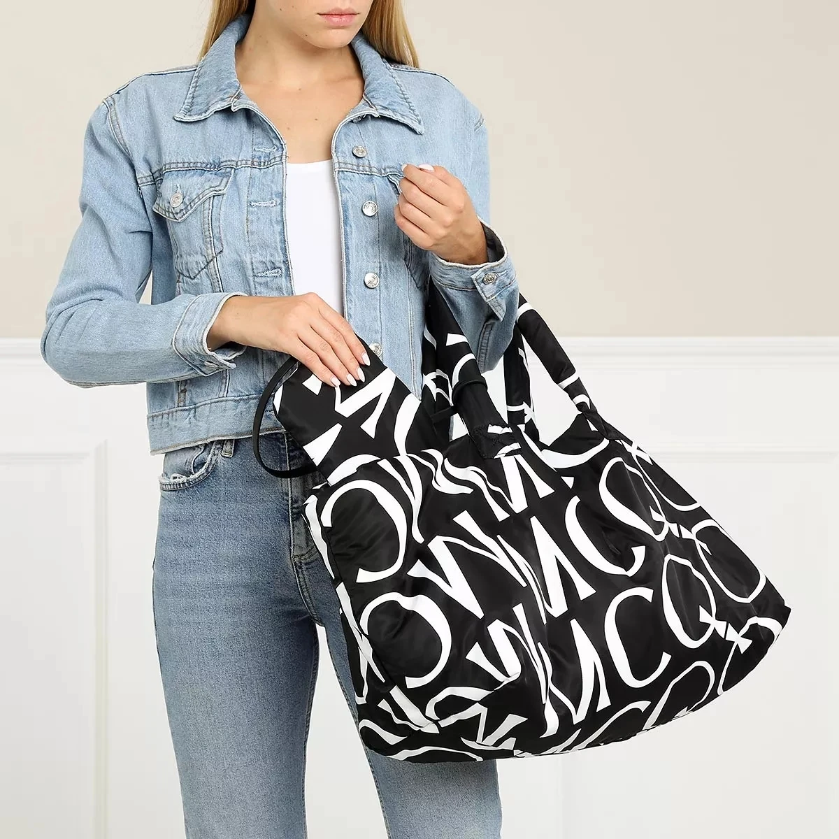 Mono Tote Bag Black Shopper 4 Mono Tote Bag Black Shopper – Bild 2