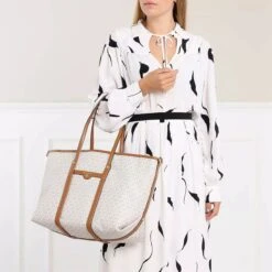 MICHAEL Michael Kors Large Tote Vanilla/Acrn Shopper -Modetaschengeschäft a0135758 michael kors 142