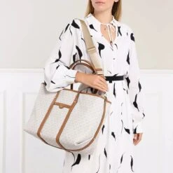 MICHAEL Michael Kors Large Tote Vanilla/Acrn Shopper -Modetaschengeschäft a0135758 michael kors 144