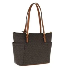 MICHAEL Michael Kors Jet Set Item Top-Zip Tote Brown/Acorn Shopper -Modetaschengeschäft a0136276 michael kors 2