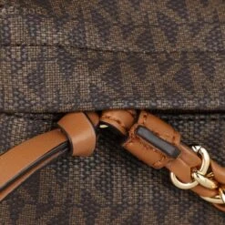 MICHAEL Michael Kors Xs Cnv Msgr Backpack Brown/Acorn Rucksack -Modetaschengeschäft a0142091 michael kors 05