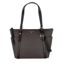 MICHAEL Michael Kors Md Tz Tote Brown/Black Tote