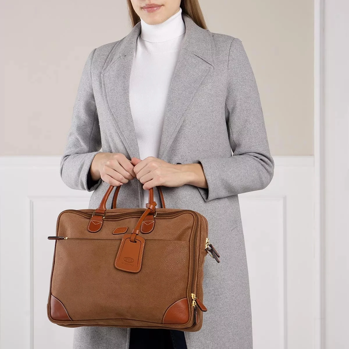 Bric's Life Workbag Camel Businesstasche 5 Bric's Life Workbag Camel Businesstasche – Bild 3