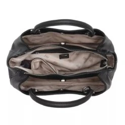 Guess Ambrose Turnlock Satchel Black Satchel -Modetaschengeschäft a0150577 guess 5