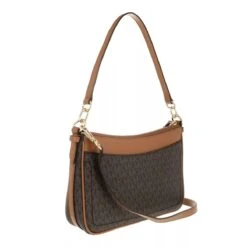 MICHAEL Michael Kors Jet Set Medium Top-Zip Pochette Crossbody Brown/Acorn Hobo Bag -Modetaschengeschäft a0152218 michael kors 4